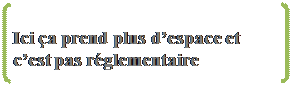 Parenth?ses: Ici ?a prend plus d?espace et c?est pas r?glementaire 